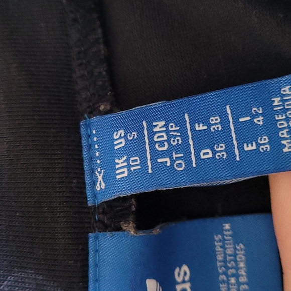 Adidas Dark Blue Camouflage Camo 3 Stripe Black Leggings Small - Picture 6 of 12